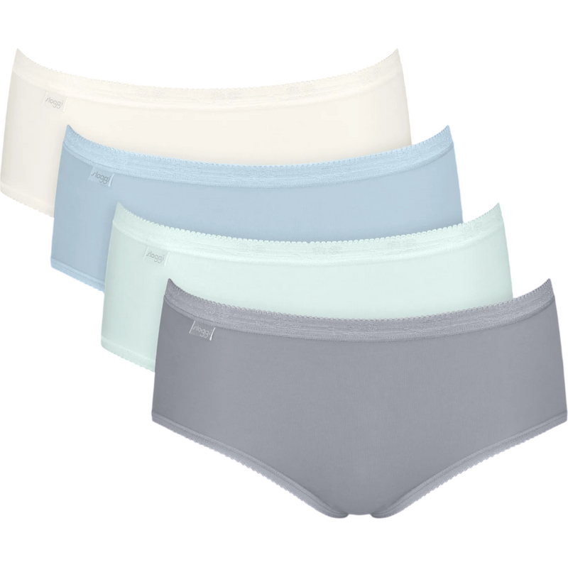 Dámské kalhotky Basic+ Midi C4P - BLUE - kombinace modré M031 - SLOGGI 113882745