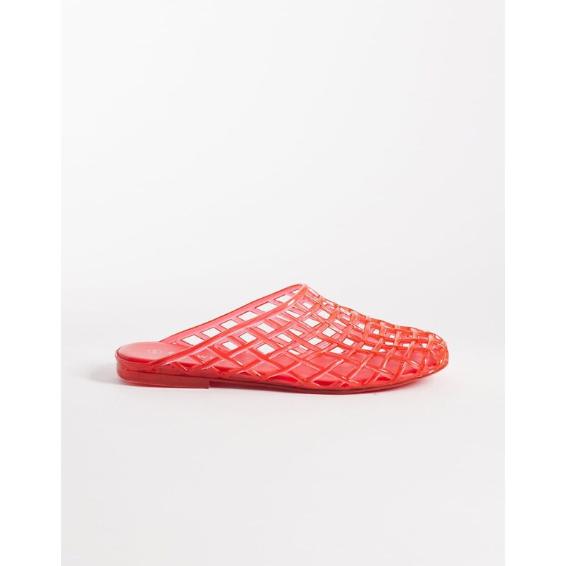 SEQWL jelly cage mule in red 115517621
