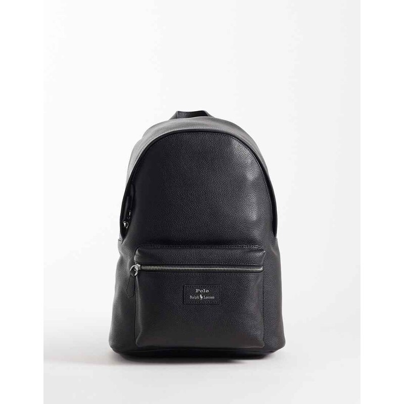 Velký batoh z pebbled kůže Polo Ralph Lauren v barevném provedení Multi