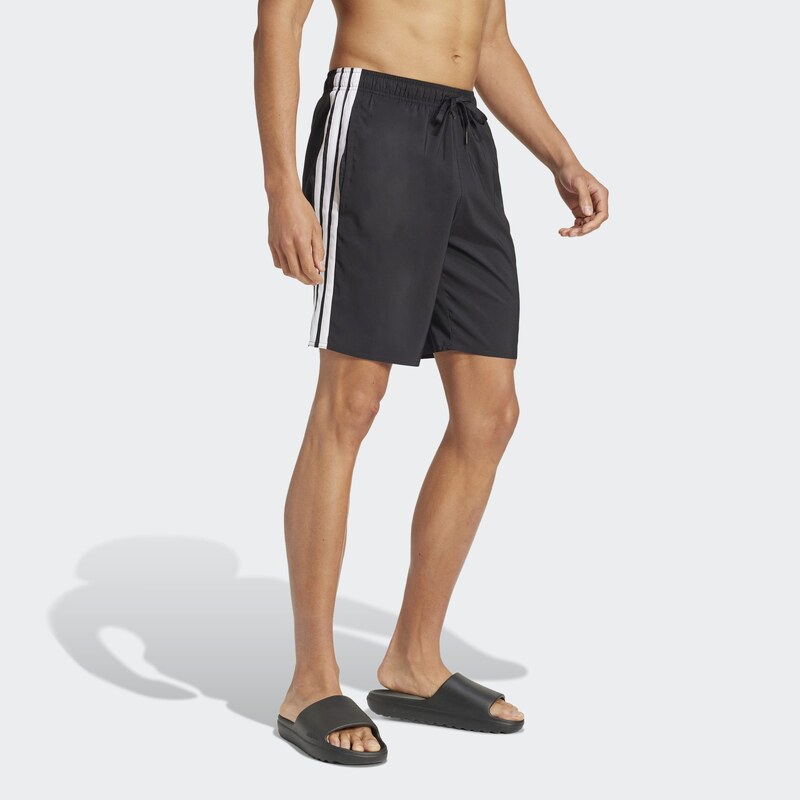 adidas Performance adidas 3 Stripes SWIM Shorts 8 INCH Black 113884412
