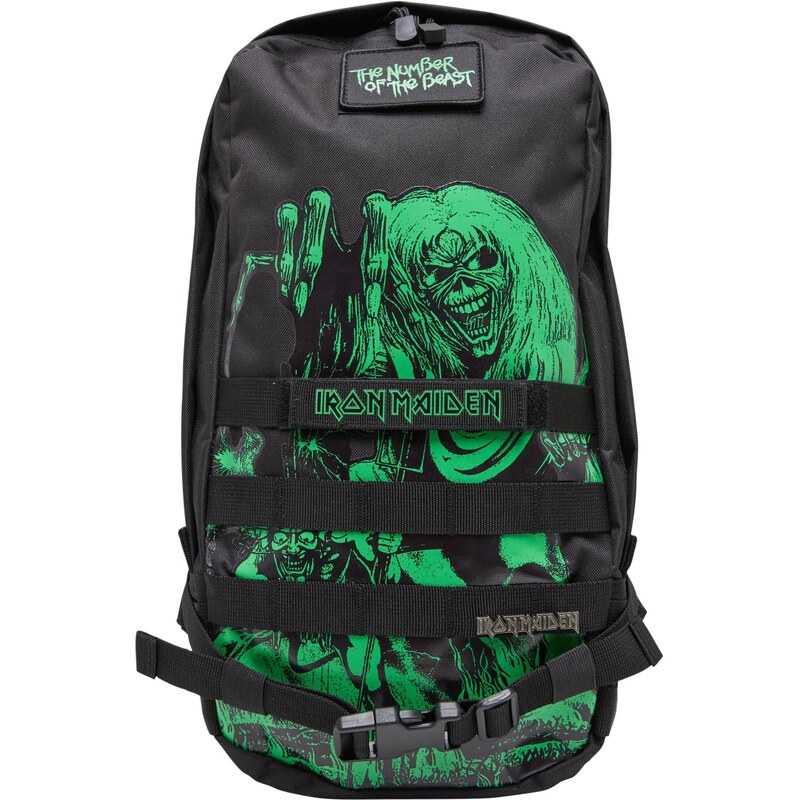 Brandit Batoh Iron Maiden nefritová / černá 113884467