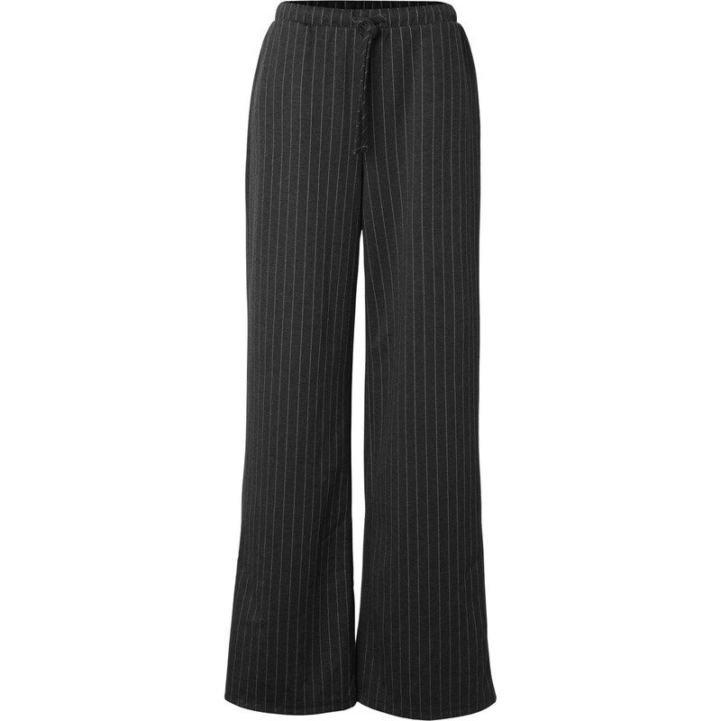 Noisy may Kalhoty NMMiel tmavě šedá / offwhite