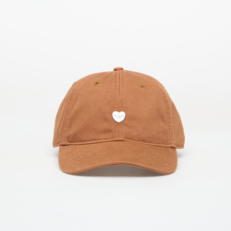 Kšiltovka Carhartt WIP Heart Metal Cap Hamilton Brown/ Silver