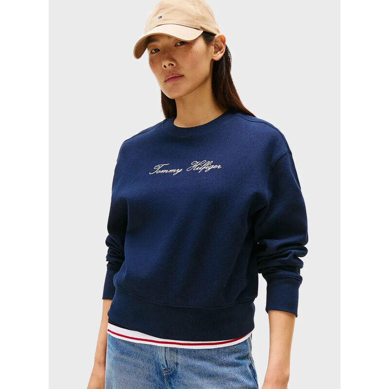 Tommy Hilfiger dámská tmavě modrá mikina