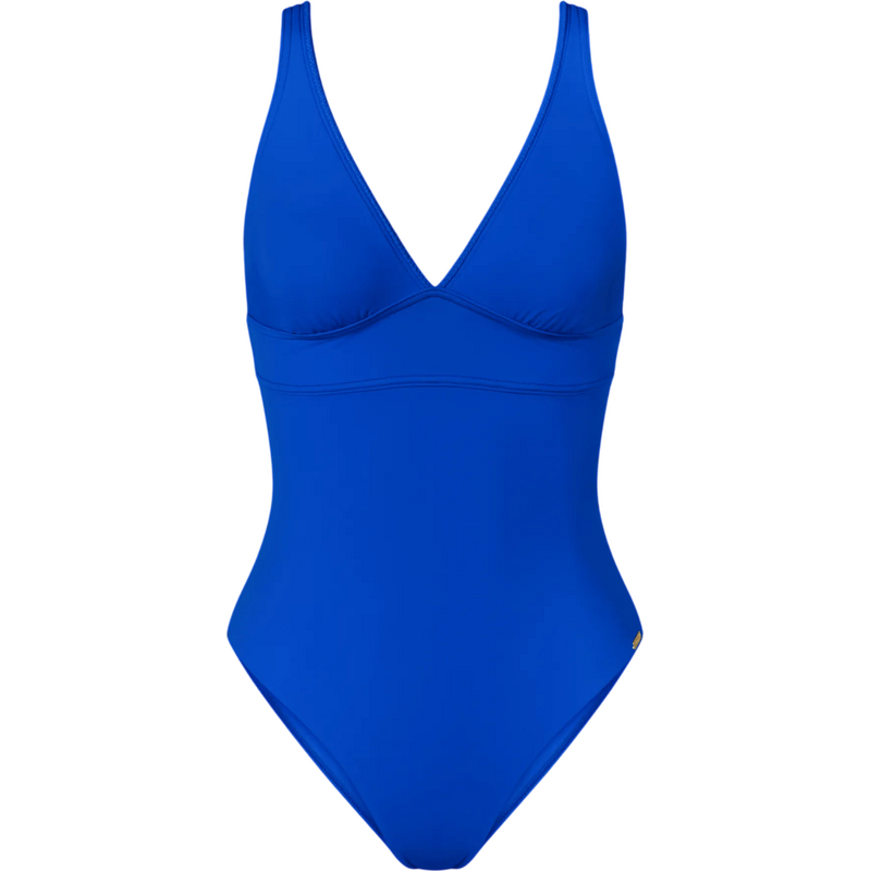 Dámské jednodílné plavky Summer Twist OP 02 - BLUE - modré 7446 - 113944844