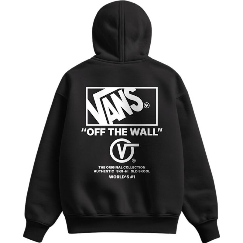 MMIKINA VANS Stacked Hi Puover - černá -