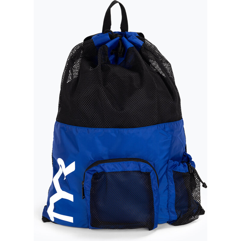 TYR Big Mesh Mummy Pool Backpack navy blue LBMMB3