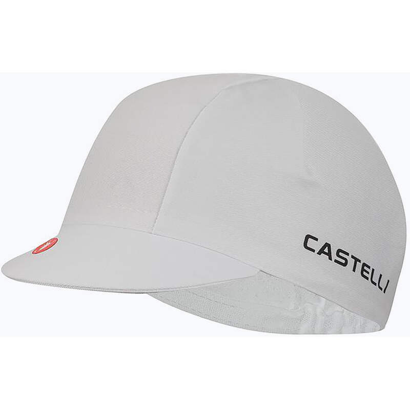Cyklistická čepice Castelli Logo white
