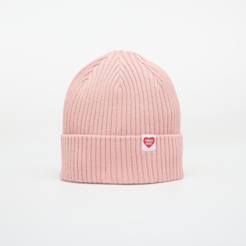 Čepice HUMAN MADE Cotton Rib Beanie Pink Universal