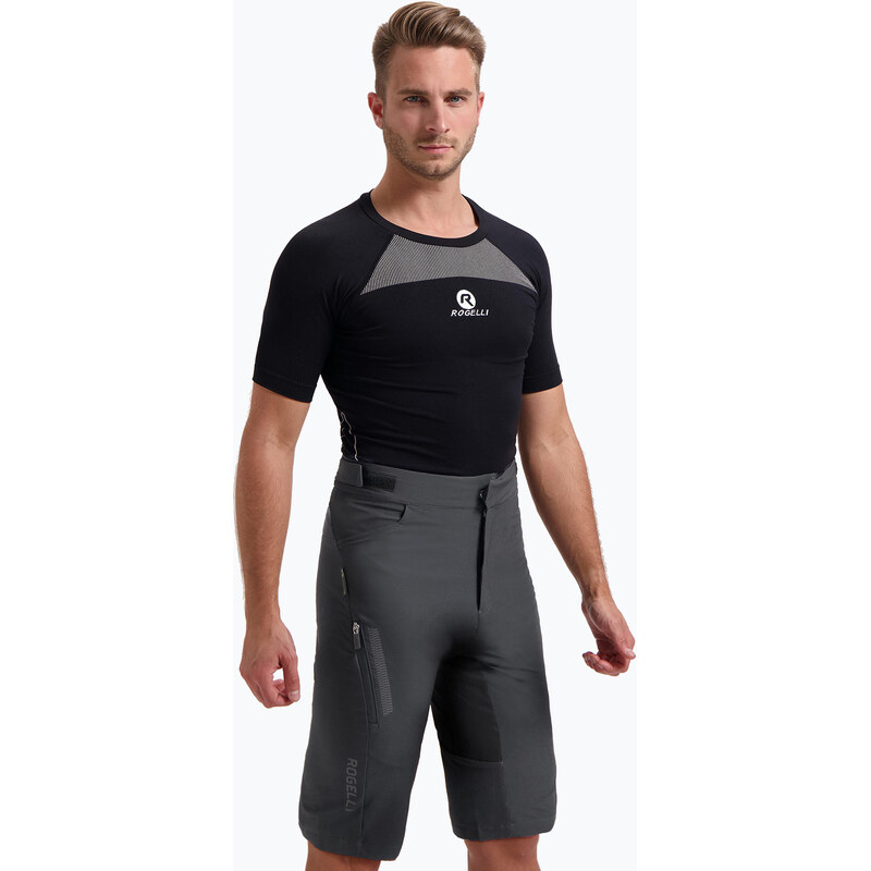Pánské cyklistické šortky Rogelli Advntr Distance MTB grey