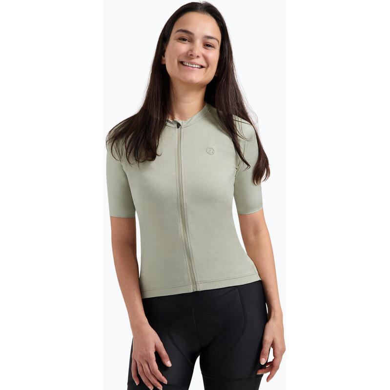 Dámský cyklistický dres Rogelli Essential II taupe