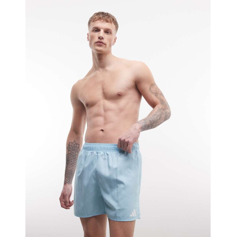 adidas performance adidas Training 5in swimshorts in blue and