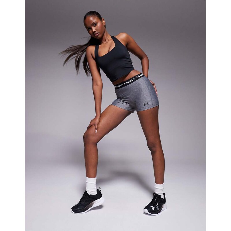 Under Armour Heatgear micro shorts in charcoal grey