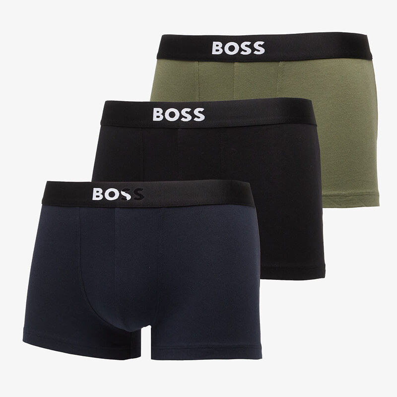 Boxerky Hugo Boss Trunk 3-Pack Boss One Dark Blue M