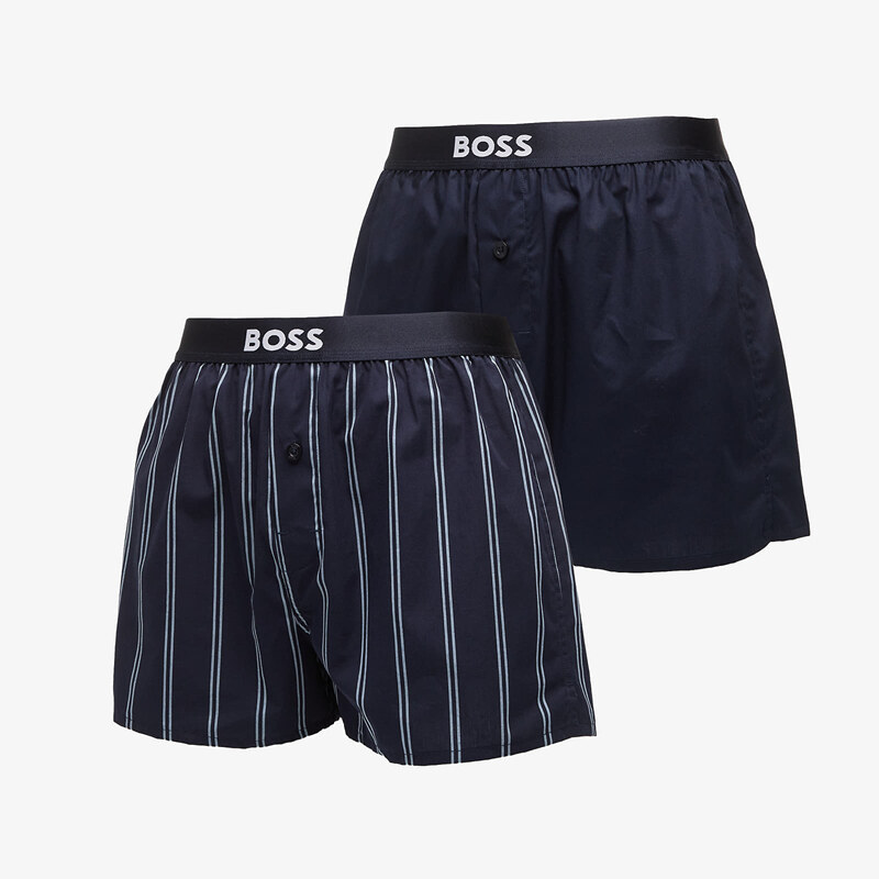 Boxerky Hugo Boss 2-Pack Boxer Shorts Ew Navy S