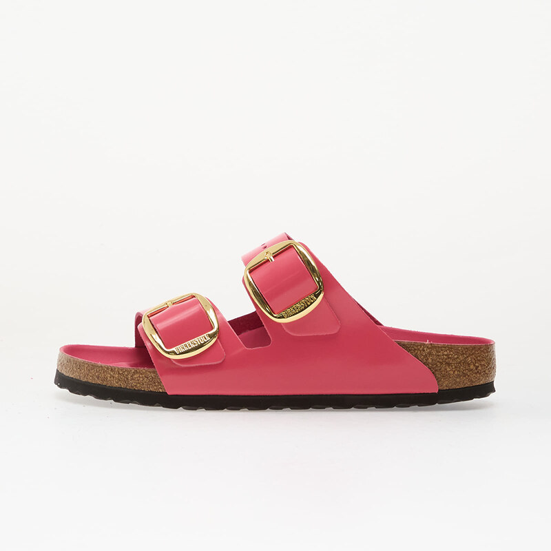 Birkenstock Arizona Big Buckle Natural Leather Patent Women High-Shine 114085020