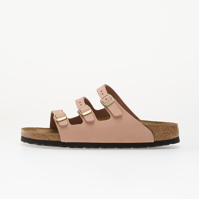 Birkenstock Florida Nubuck Leather Women Soft Pink 38