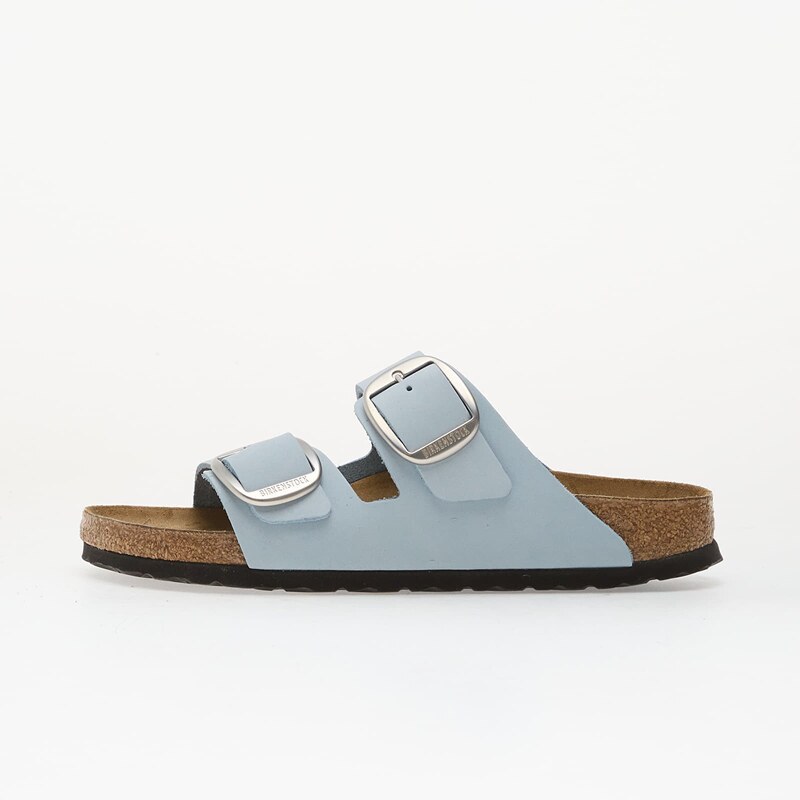 Birkenstock Arizona Big Buckle Nubuck Leather Women Baby Blue 114085075