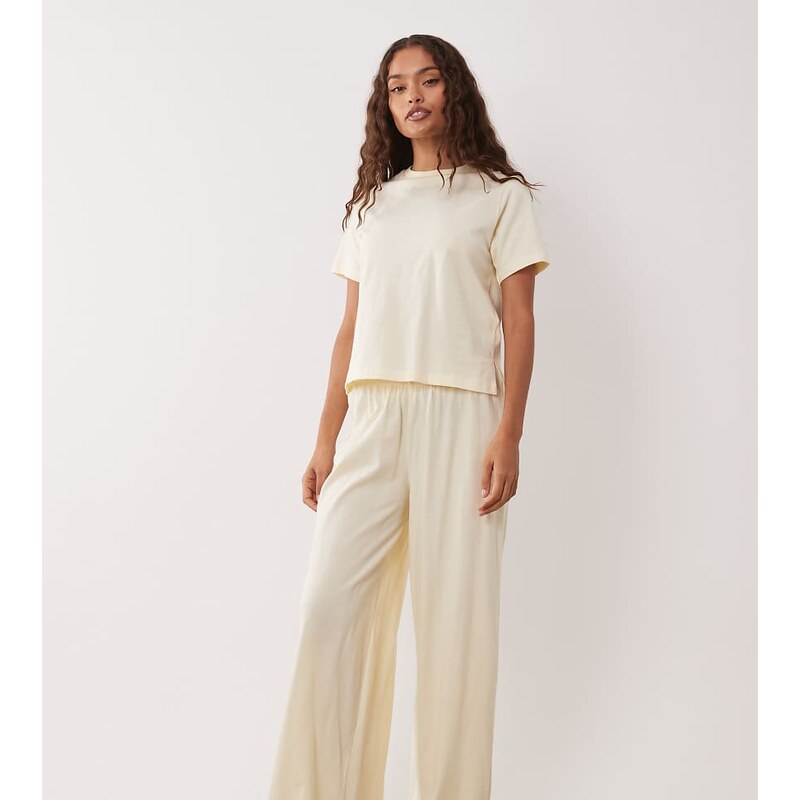 ASOS Petite ASOS DESIGN Petite mix & match cotton pyjama trouser in 115520232