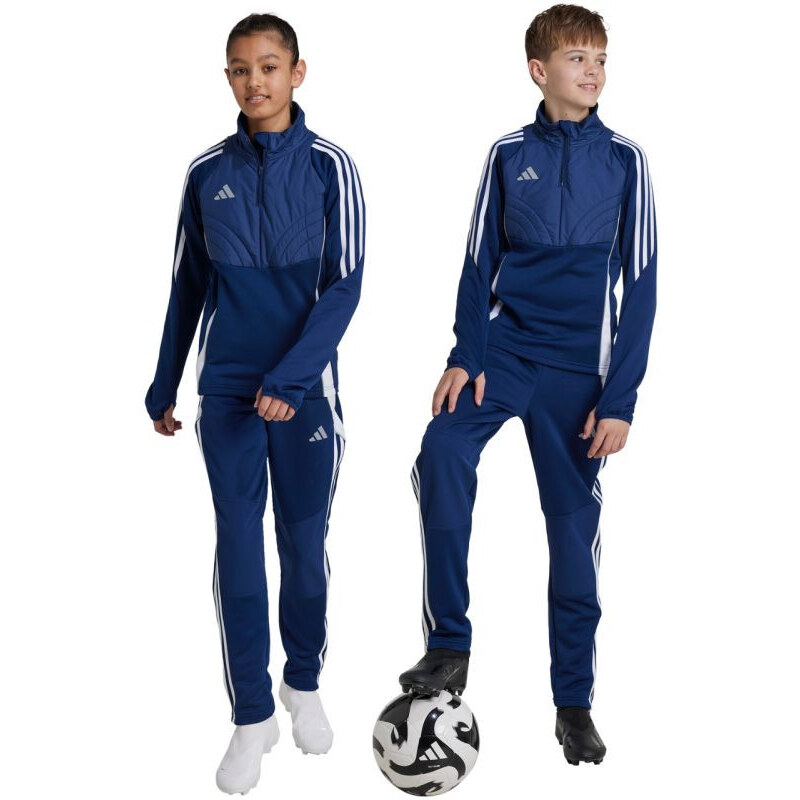 Dětské kalhoty adidas Tiro 24 Winterized modré IY0117