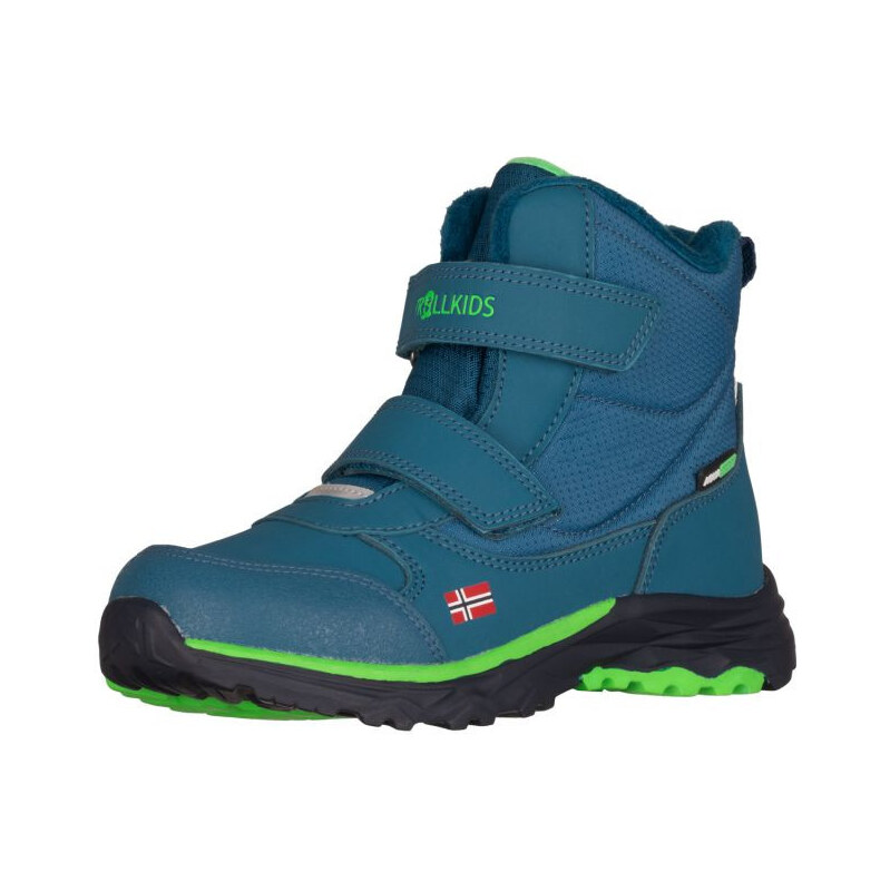 Trollkids Kids Hafjell Winter Boots nepromokavé zimní boty modré (264 114086505