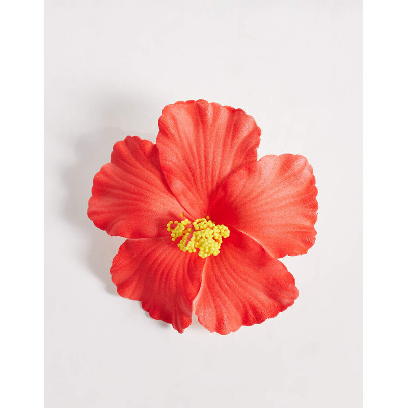 South Beach flower clip in red 114215798