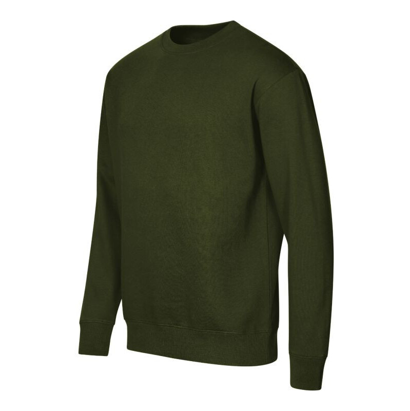 Malfini Unisex mikina Crew (vojenská)