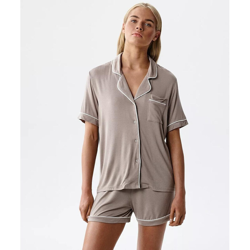 Pyžamo Atlantic NLP-496 kr/r S-2XL pruhované