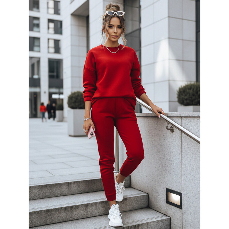 Dámská tepláková souprava ARIELLA PREMIUM červená FashionStreet