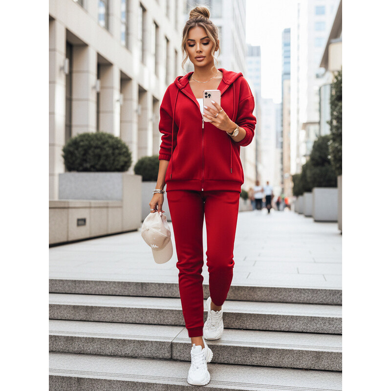 Komplet damski PREMIUM czerwony model 22011474 - FashionStreet
