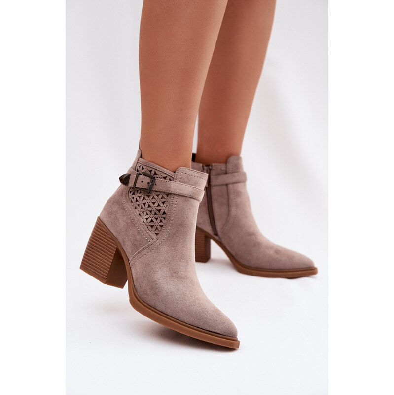 Boty na podpatku model 224702 Step in style 114087114