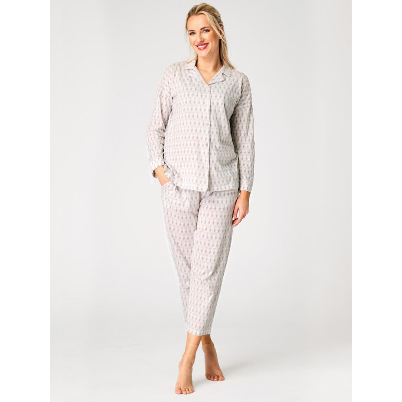 Pyžamo Key LNS 879 A26 long/r S-XL rozepínací 114087196