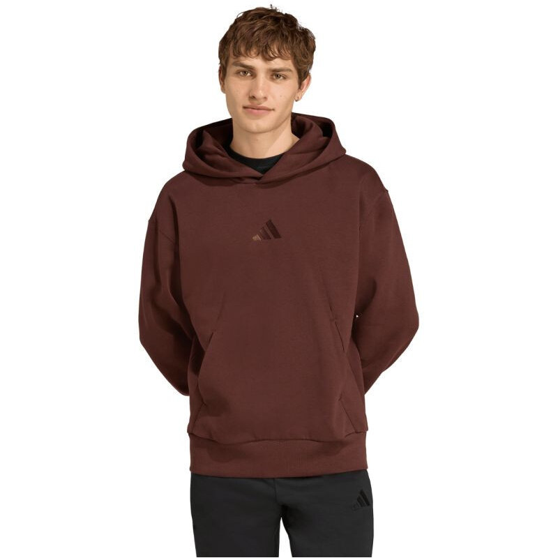 Pánská mikina JX5090 Tmavě hnědá - Adidas