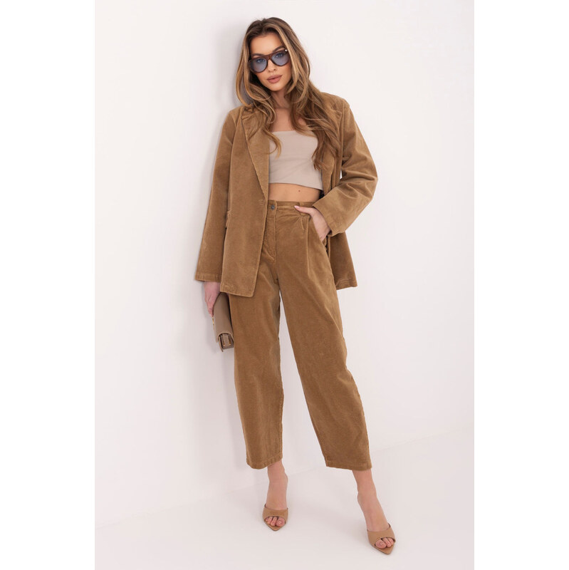 Kordové kalhoty model 224996 Rue Paris 114087278