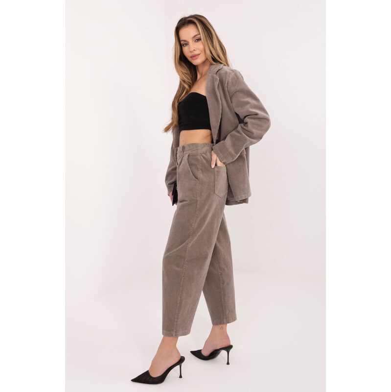 Kordové kalhoty model 225000 Rue Paris