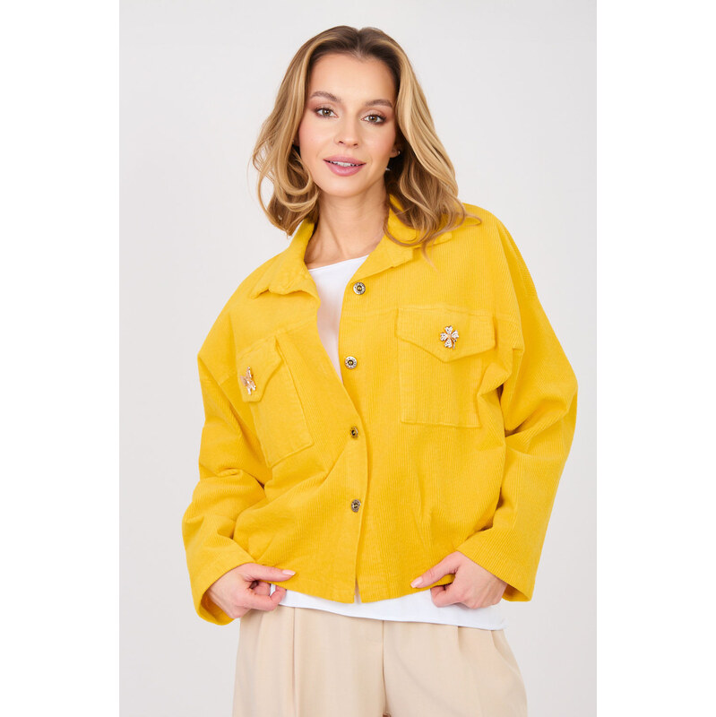 hřejivá kordová bunda model 224982 Rue Paris 114087281