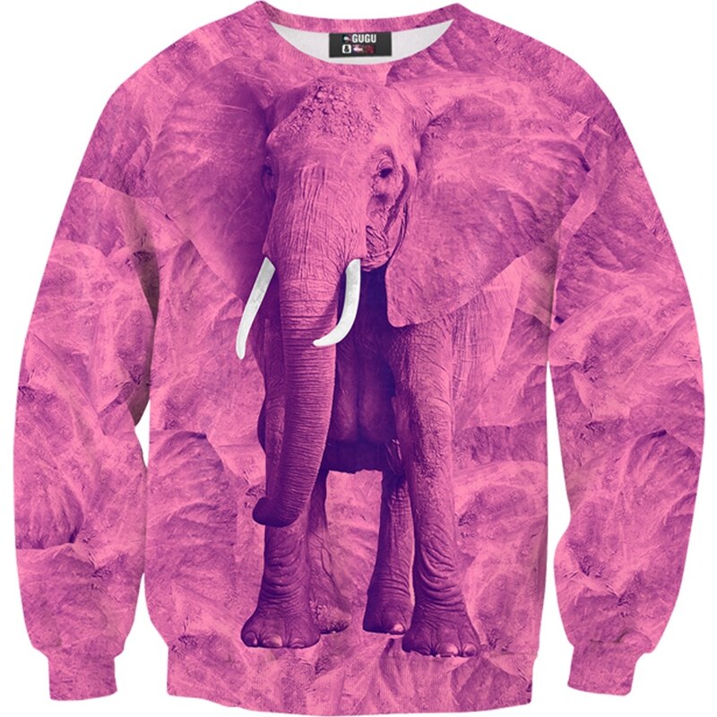 Mr. GUGU & Miss GO Sweater Pink Elephant