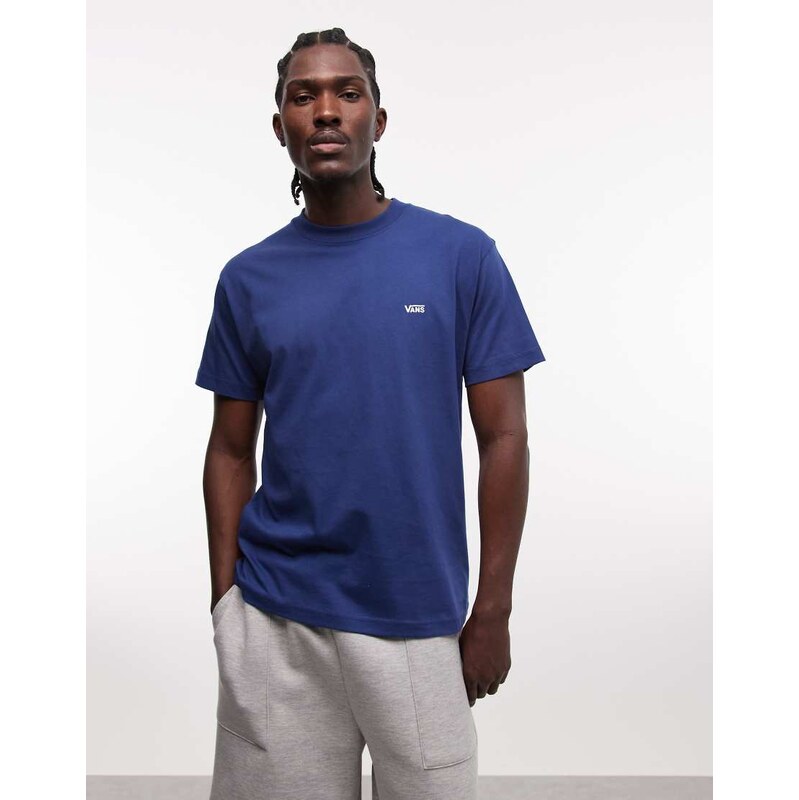 Vans left chest logo t-shirt in blue