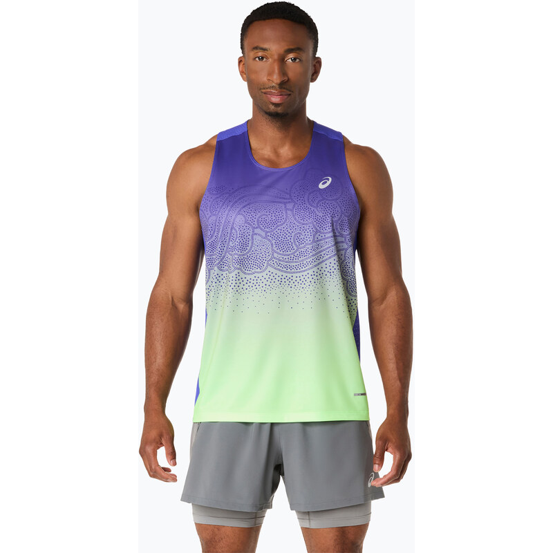 Pánské běžecké tílko ASICS Road Fade Singlet cobalt burst
