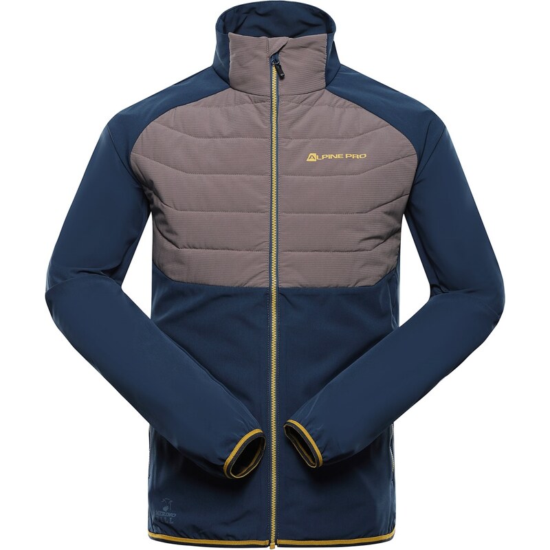 Pánská bunda s merino výplní ALPINE PRO GERL modrá
