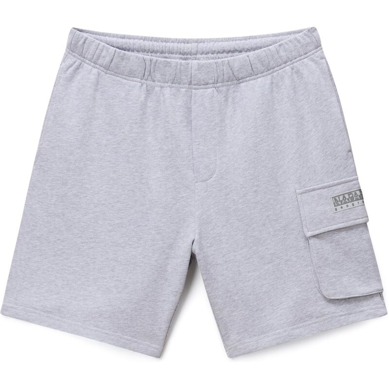 NAPAPIJRI Kalhoty N-BOX LOGO CARGO světle šedá