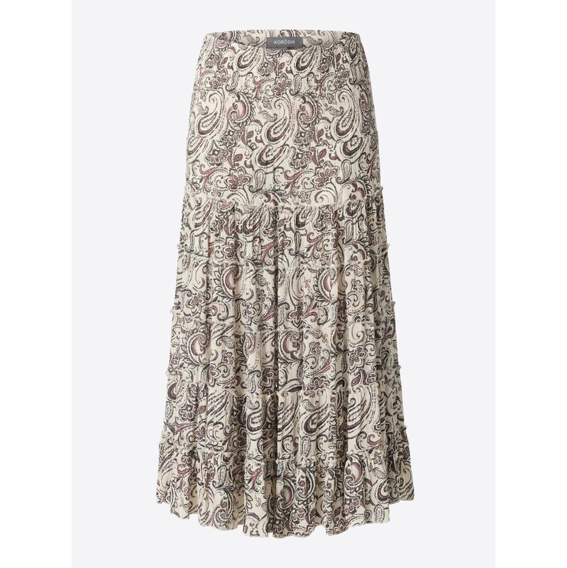 KOROSHI Sukně růžová / černá / offwhite 114151383