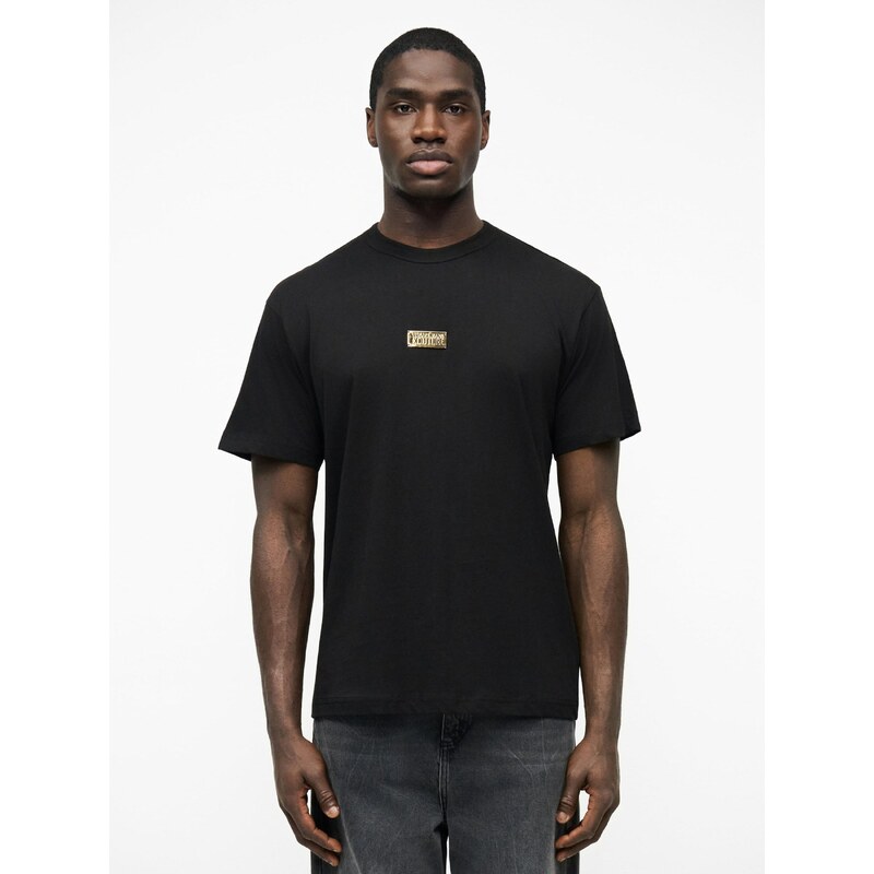 Versace Jeans Couture Tričko zlatá / černá