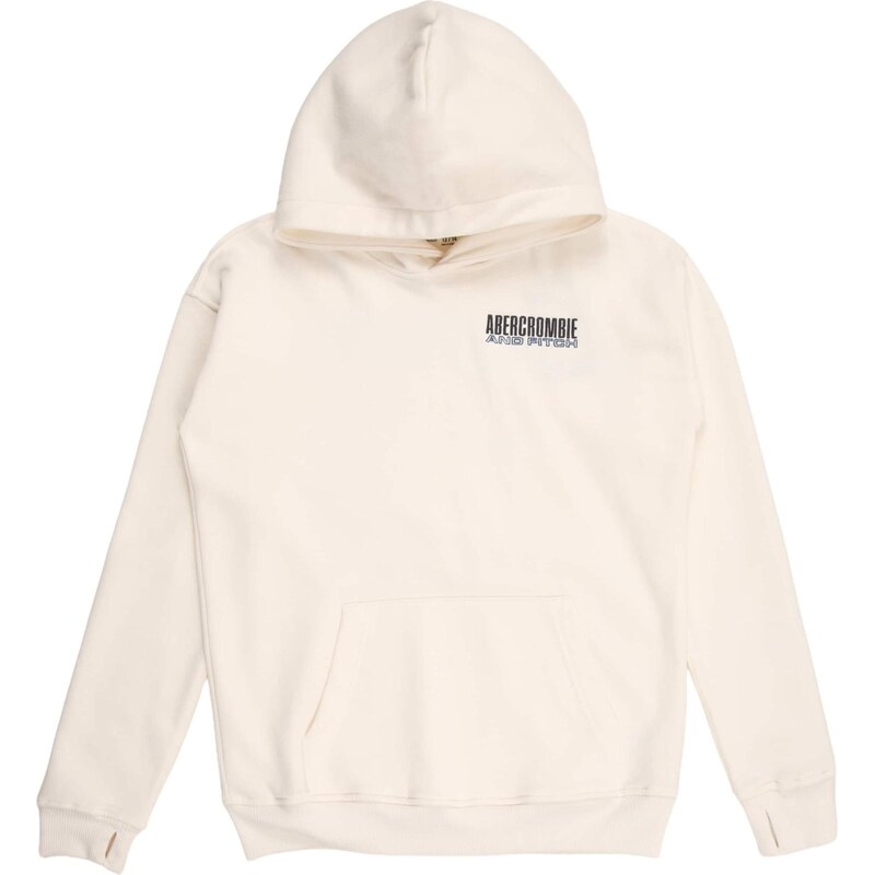Abercrombie & Fitch Mikina šedobéžová / oranžová / černá 114151816