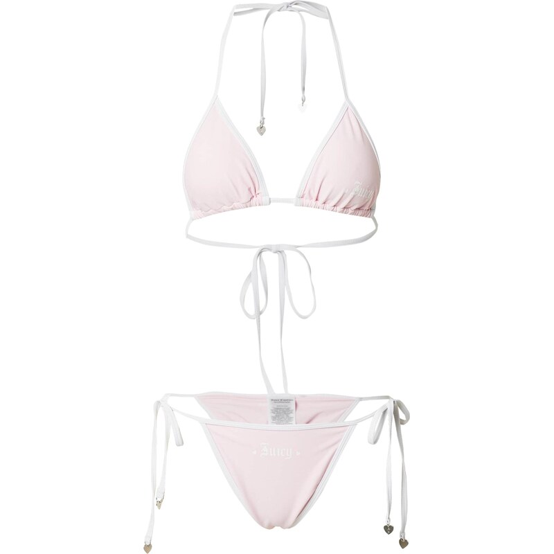 Juicy Couture Bikiny TAIHITI pastelově růžová / bílá 114151850