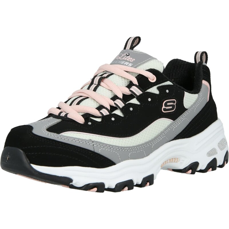 SKECHERS Tenisky D LITES-COOL CHANGE šedá / světle zelená /
