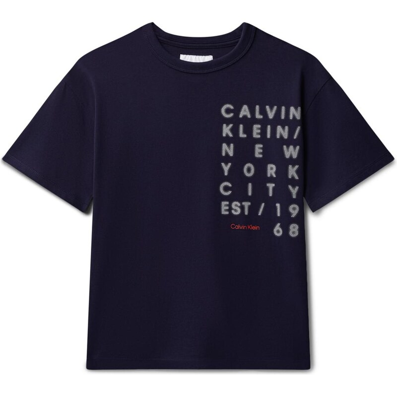 Calvin Klein Kids Tričko námořnická modř / červená / bílá