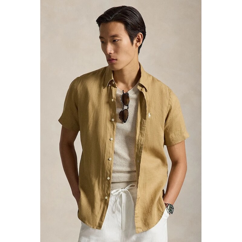 Polo Ralph Lauren Lněná košile Polo Ralph Lauren Sport Shirt