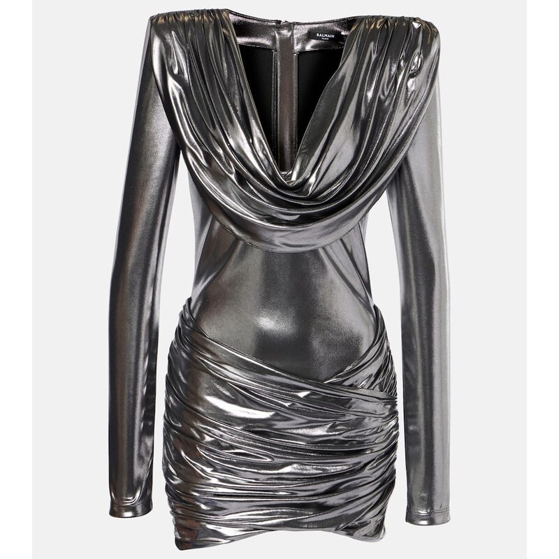 Balmain Draped minidress