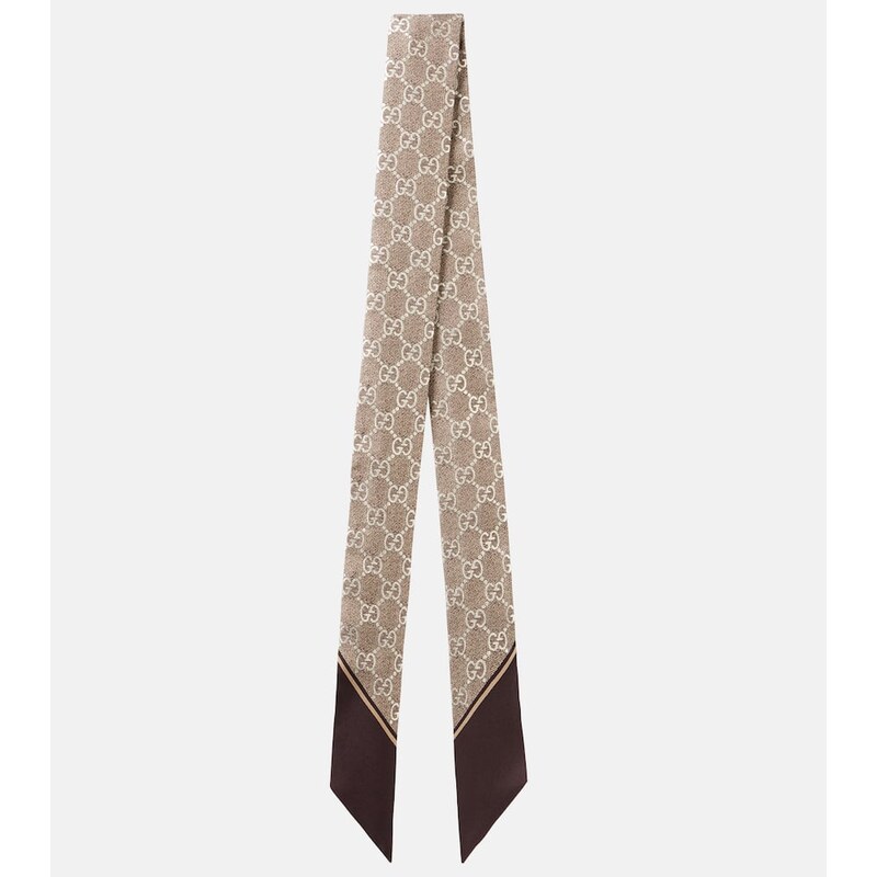 Gucci GG silk scarf
